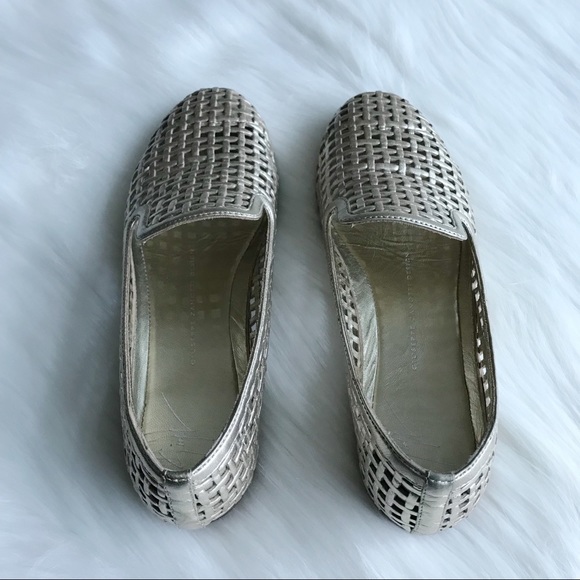 Giuseppe Zanotti Gold Flat Loafers - Picture 5 of 8